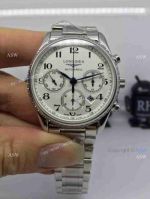 Copy Swiss Longines Master Collection Watch Chronograph Stainless Steel